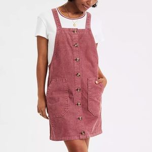 Corduroy Overall Dress